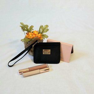 NWOT Michael Kors Black Leather Coin/Card Holder